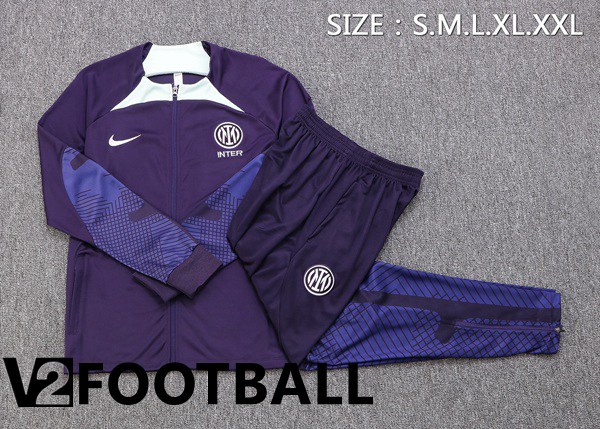 Inter Milan Training Jacket Suit Purple 2022/2023