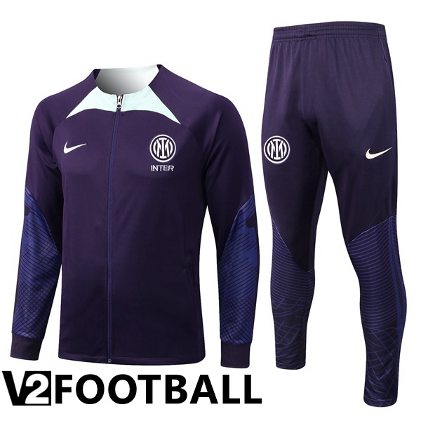 Inter Milan Training Jacket Suit Purple 2022/2023