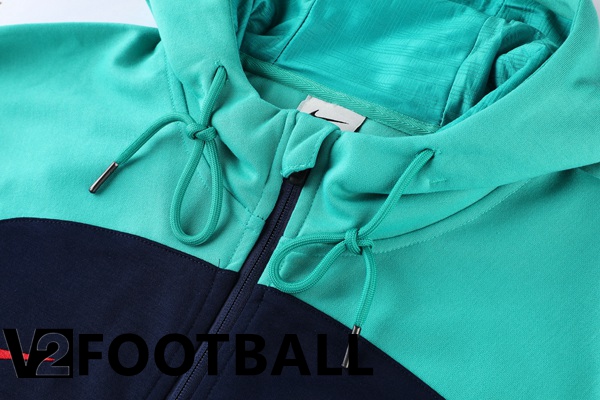 FC Barcelona Training Tracksuit Hoodie Green 2022/2023