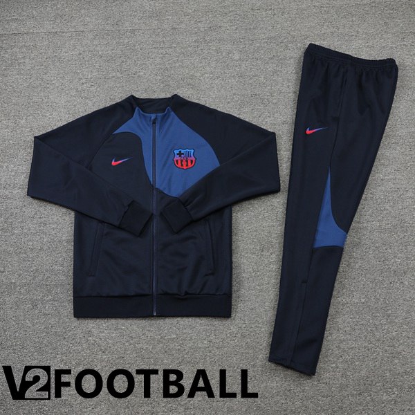 FC Barcelona Training Jacket Suit Black Blue 2022/2023