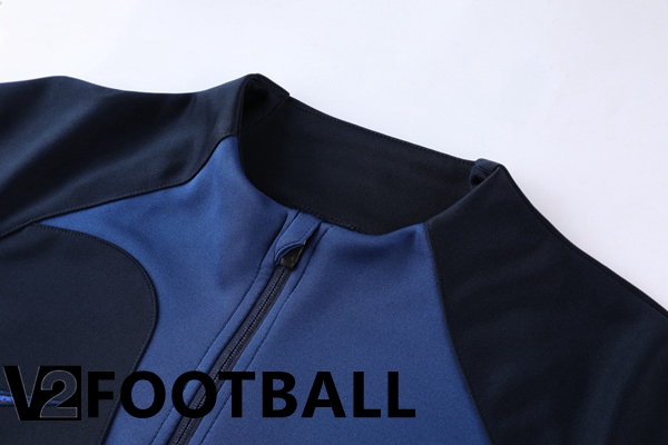 FC Barcelona Training Jacket Suit Black Blue 2022/2023