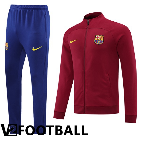 FC Barcelona Training Jacket Suit Red 2022/2023