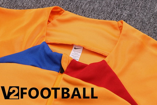 FC Barcelona Training Jacket Suit Orange 2022/2023