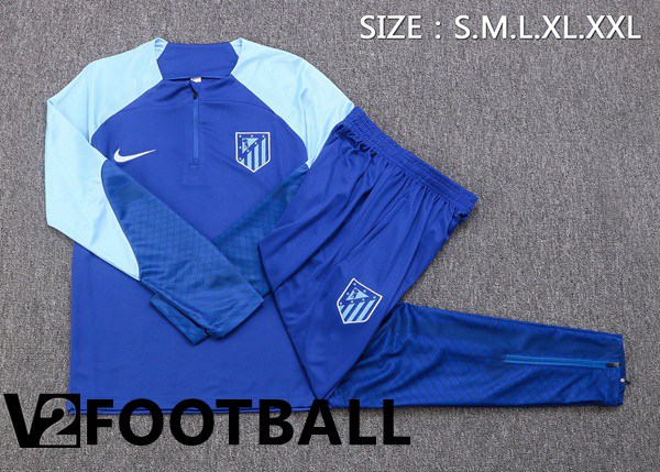 Atletico Madrid Training Jacket Suit Blue 2022/2023