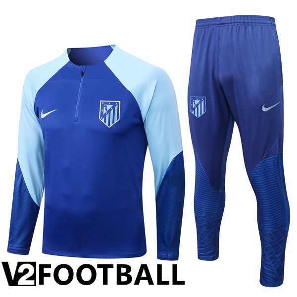 Atletico Madrid Training Jacket Suit Blue 2022/2023