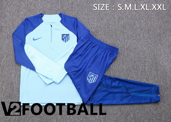 Atletico Madrid Training Jacket Suit Blue 2022/2023