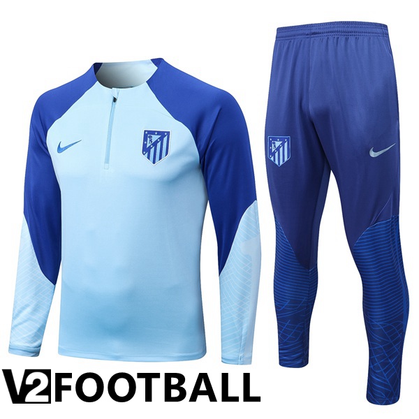 Atletico Madrid Training Jacket Suit Blue 2022/2023