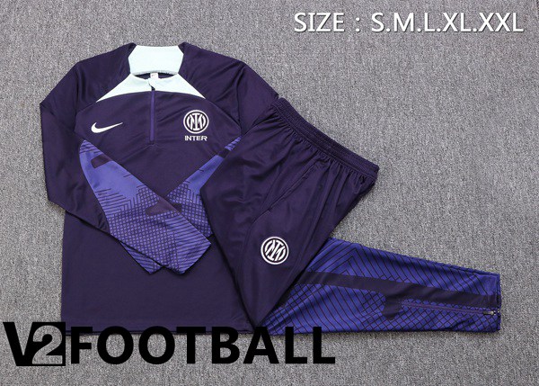 Inter Milan Training Jacket Suit Purple 2022/2023