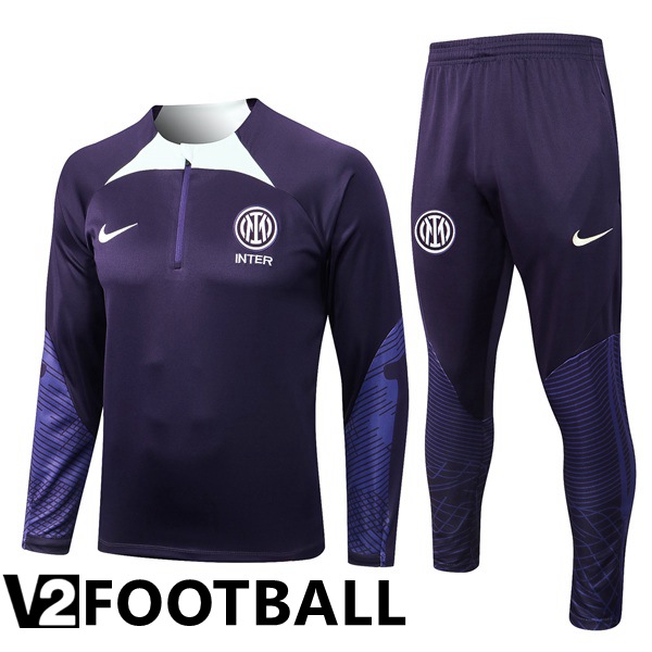 Inter Milan Training Jacket Suit Purple 2022/2023