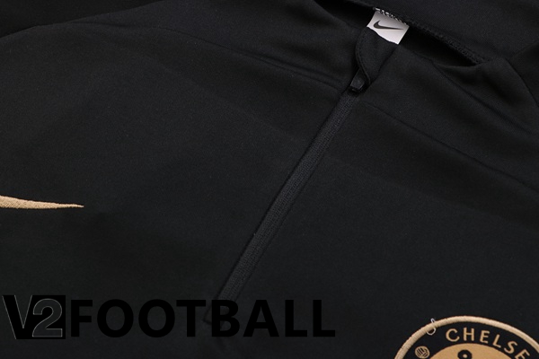 FC Chelsea Training Jacket Suit Black 2022/2023