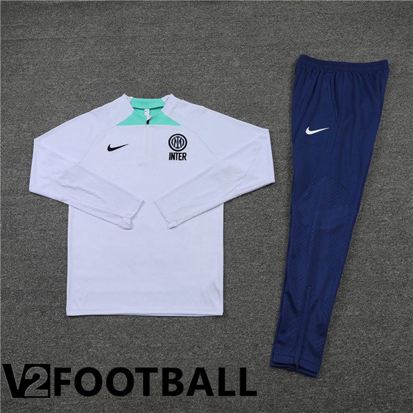 Inter Milan Training Jacket Suit White 2022/2023