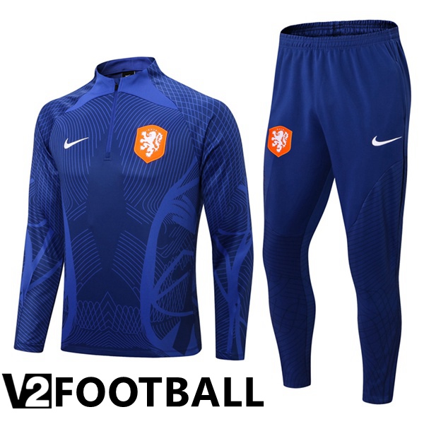 Netherlands Training Jacket Suit Blue 2022/2023