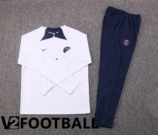 Paris Training Jacket Suit PSG White 2022/2023