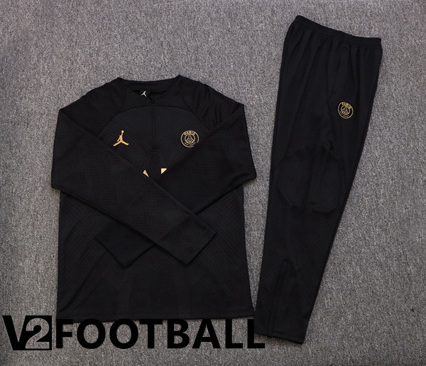 Paris Training Jacket Suit PSG Black 2022/2023