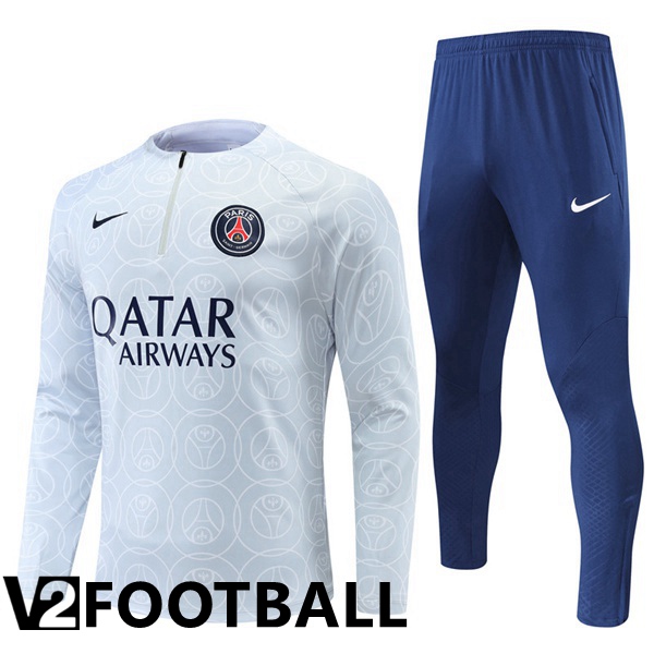 Paris Saint Germain Training Tracksuit Grey 2022/2023