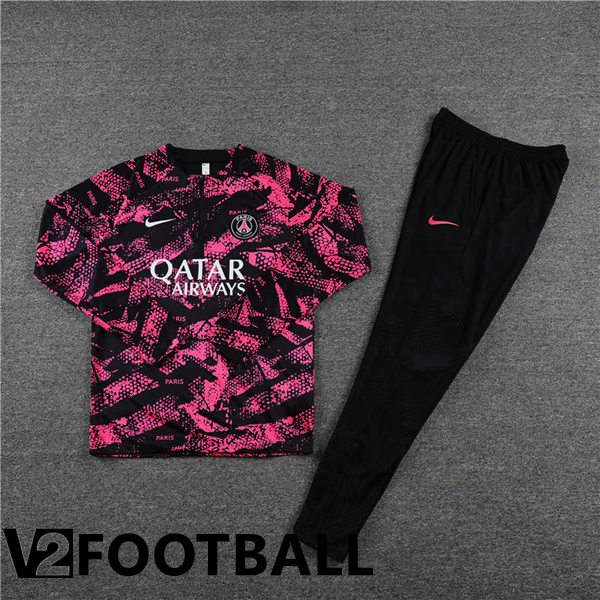 Paris Saint Germain Training Tracksuit Pink Black 2022/2023