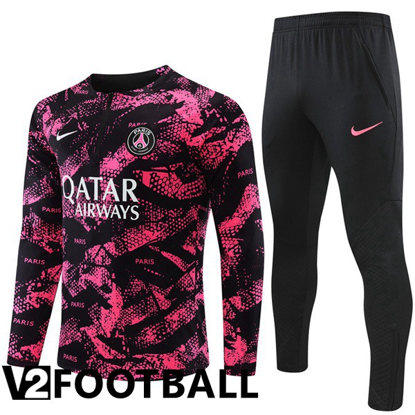 Paris Saint Germain Training Tracksuit Pink Black 2022/2023