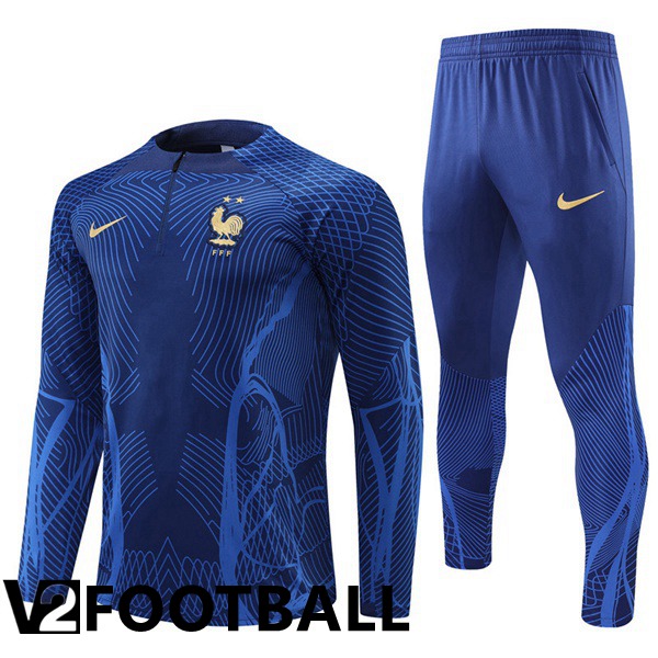 France Training Tracksuit Blue 2022/2023