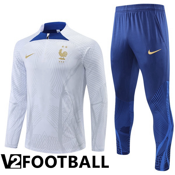 France Training Tracksuit White 2022/2023