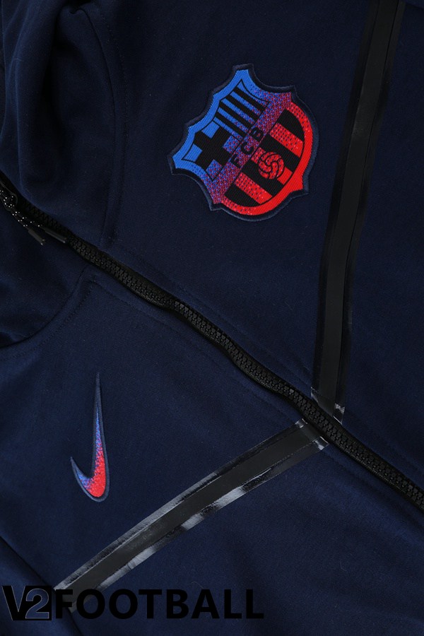 FC Barcelona Training Tracksuit Hoodie Royal Blue 2022/2023