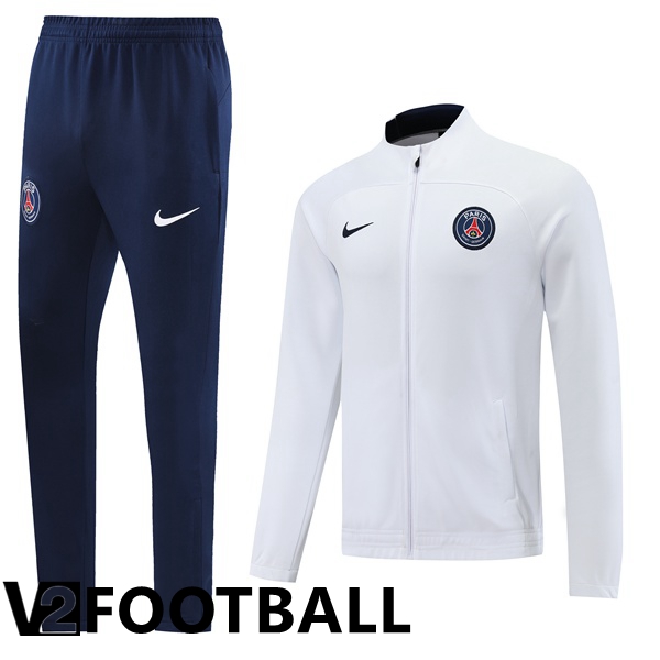 Paris Saint Germain Training Jacket Suit White 2022/2023