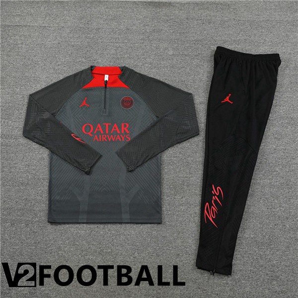 Paris Saint Germain Training Tracksuit Grey 2022/2023