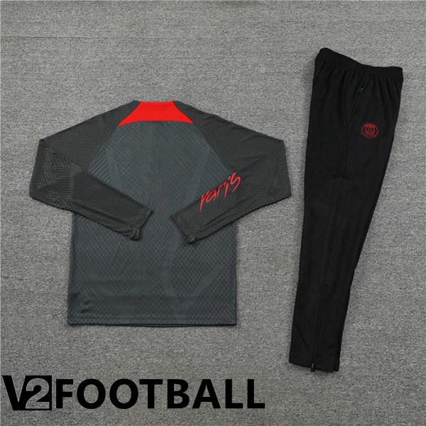 Paris Saint Germain Training Tracksuit Grey 2022/2023