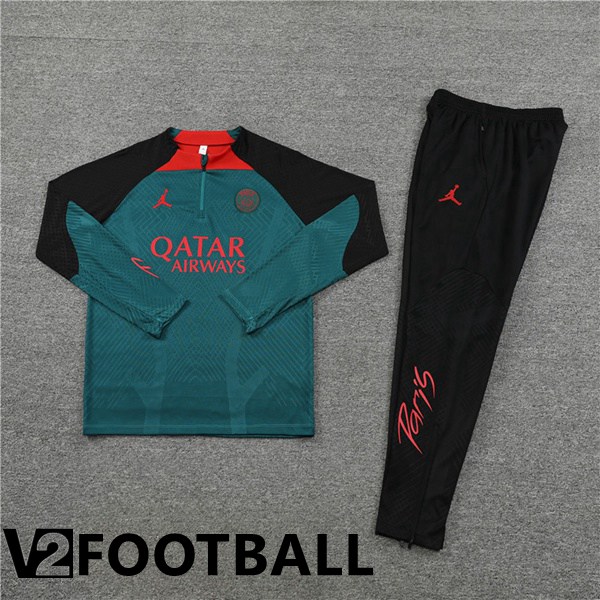 Paris Saint Germain Training Tracksuit Green 2022/2023