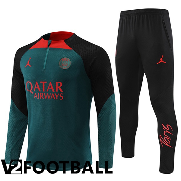 Paris Saint Germain Training Tracksuit Green 2022/2023