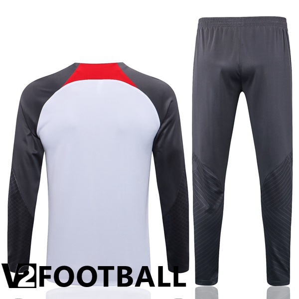 FC Liverpool Training Tracksuit White Grey 2022/2023