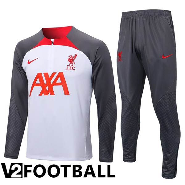 FC Liverpool Training Tracksuit White Grey 2022/2023