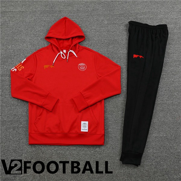 Paris Saint Germain Training Tracksuit Hoodie Red 2022/2023