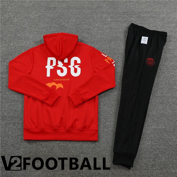 Paris Saint Germain Training Tracksuit Hoodie Red 2022/2023