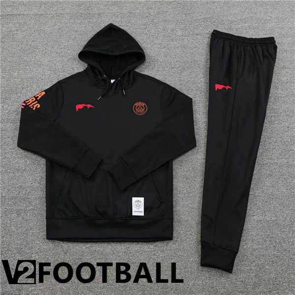 Paris Saint Germain Training Tracksuit Hoodie Black 2022/2023