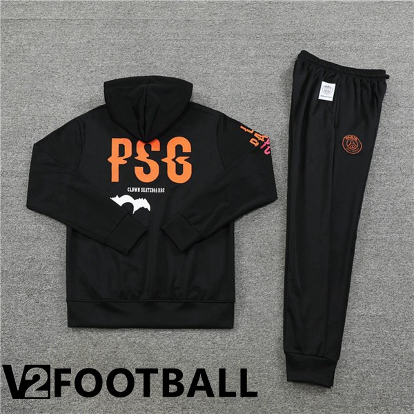 Paris Saint Germain Training Tracksuit Hoodie Black 2022/2023