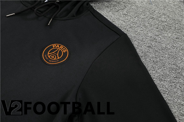 Paris Saint Germain Training Tracksuit Hoodie Black 2022/2023