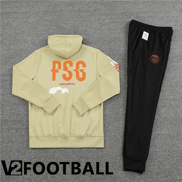 Paris Saint Germain Training Tracksuit Hoodie Brown 2022/2023