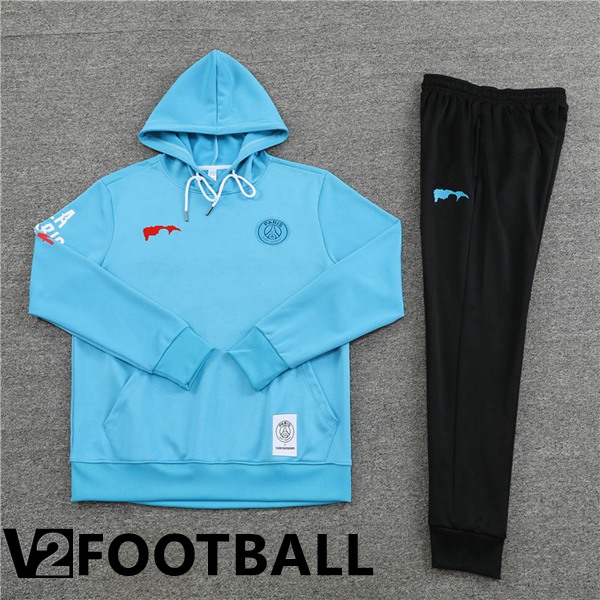 Paris Saint Germain Training Tracksuit Hoodie Blue 2022/2023