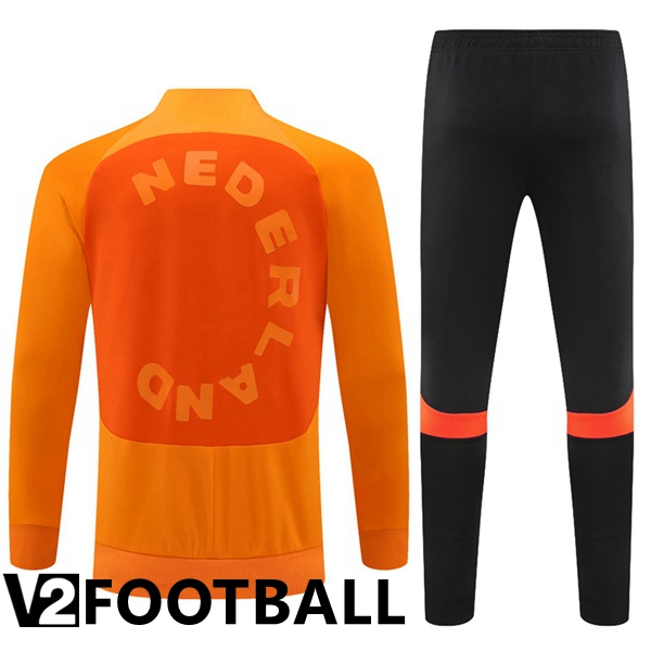 Netherlands Training Jacket Suit Orange 2022/2023