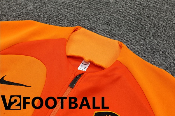 Netherlands Training Jacket Suit Orange 2022/2023