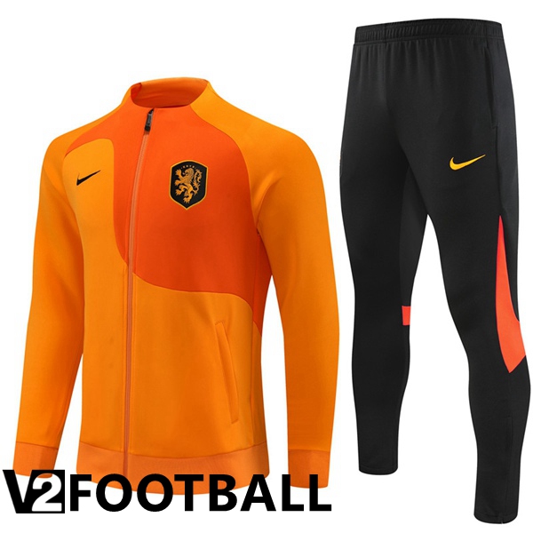 Netherlands Training Jacket Suit Orange 2022/2023