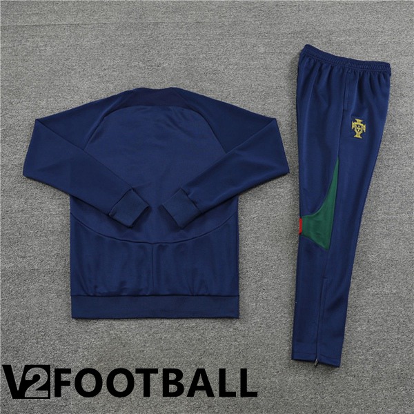 Portugal Training Jacket Suit Royal Blue 2022/2023