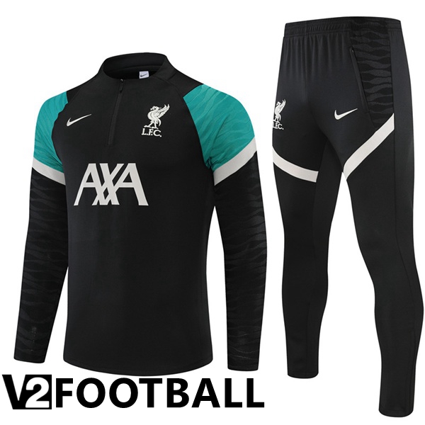 FC Liverpool Training Jacket Suit Black Green 2022/2023