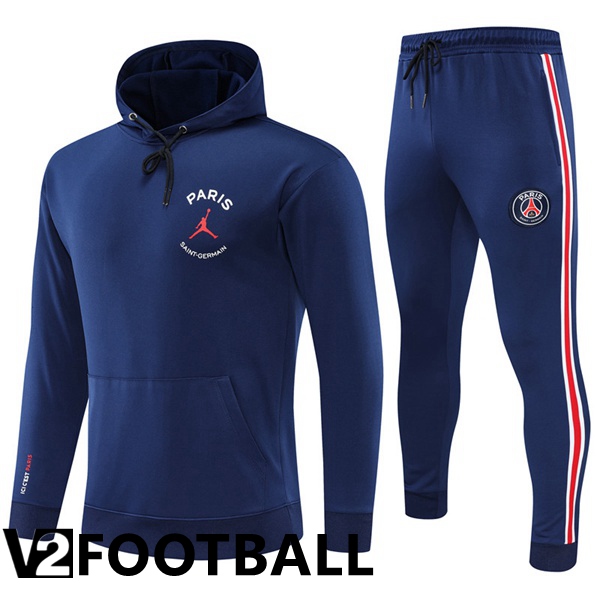 JORDAN Paris Saint Germain Training Tracksuit Hoodie Blue 2022/2023