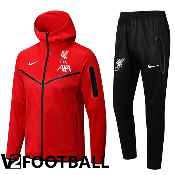 FC Liverpool Training Tracksuit Hoodie Red 2022/2023