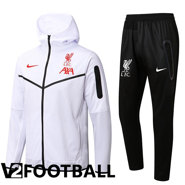 FC Liverpool Training Tracksuit Hoodie White 2022/2023