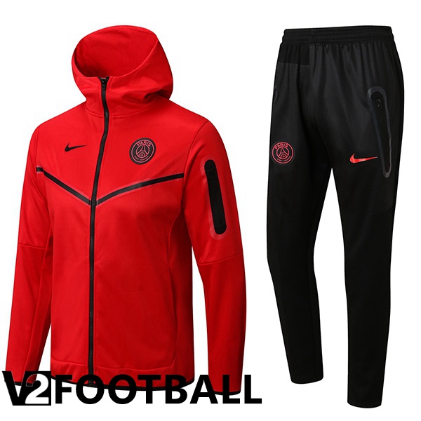 Paris Saint Germain Training Tracksuit Hoodie Red 2022/2023