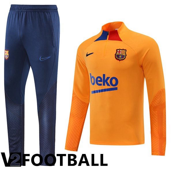 FC Barcelona Training Jacket Suit Yellow 2022/2023