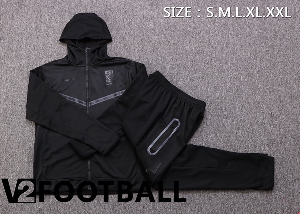 South Korea Training Tracksuit Hoodie Black 2022/2023