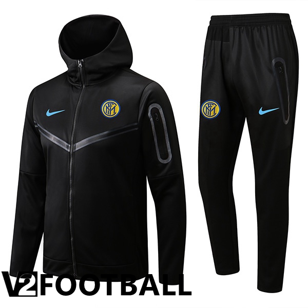 Inter Milan Training Tracksuit Hoodie Black 2022/2023